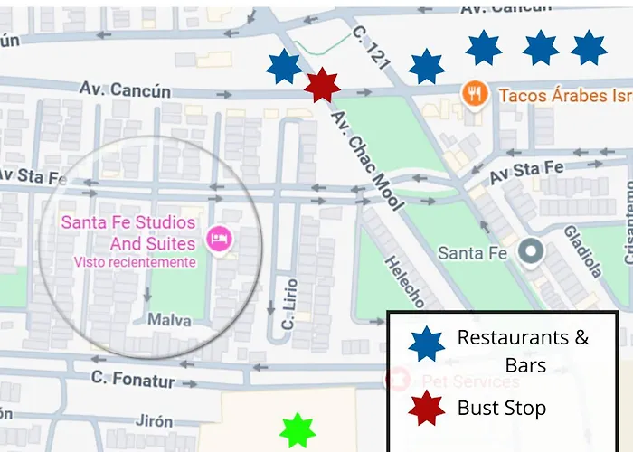 Santa Fe Studios And Suites Cancun